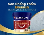 Sơn Chống Thấm Bossun – Bảo Vệ Tường Bền Đẹp, Chống Nứt Hiệu Quả
