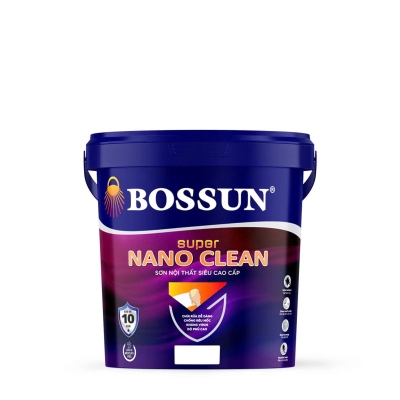 SƠN NỘI THẤT BOSSUN SUPER NANO CLEAN 1L -  5L - 15L