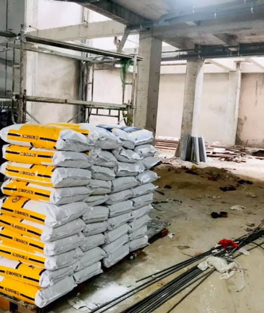 Những ngày tết cận kề-công trình được mặc thêm áo mới