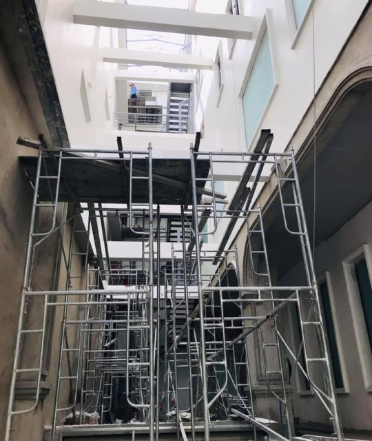 Công trình trong những ngày điểm tô chiếc áo mới